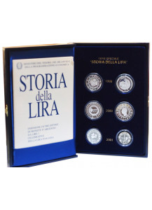 Special Series History of Lira issue years 1999-2000-2001 Silver Proof